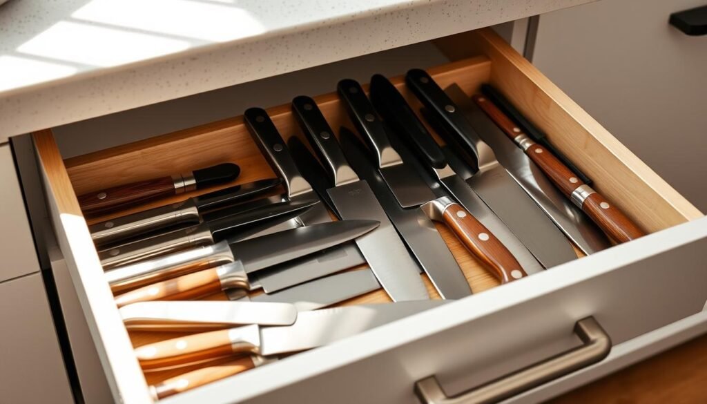 Proper knife storage