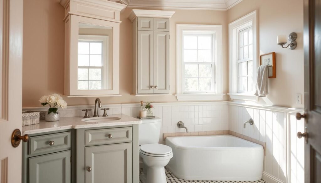 bathroom cabinet paint