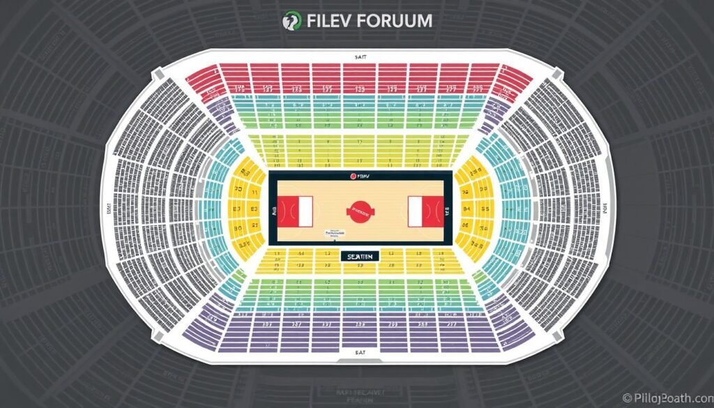 fiserv forum seating chart