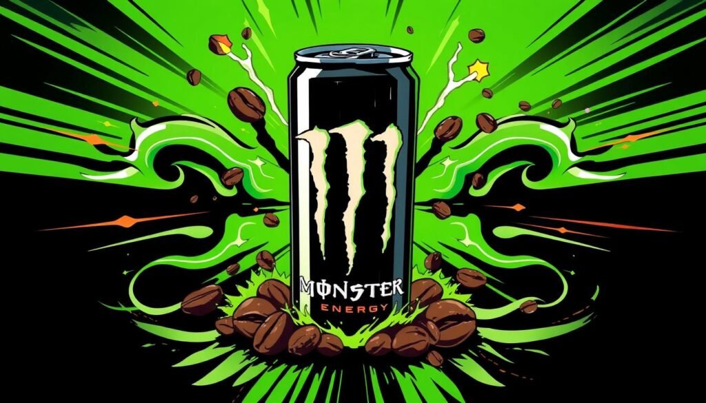 how much caffeine in a monster