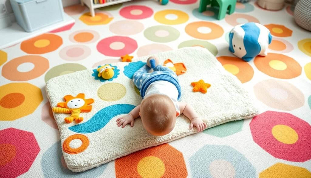 large tummy time mat