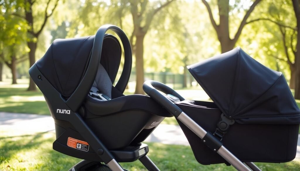 nuna car seat and stroller