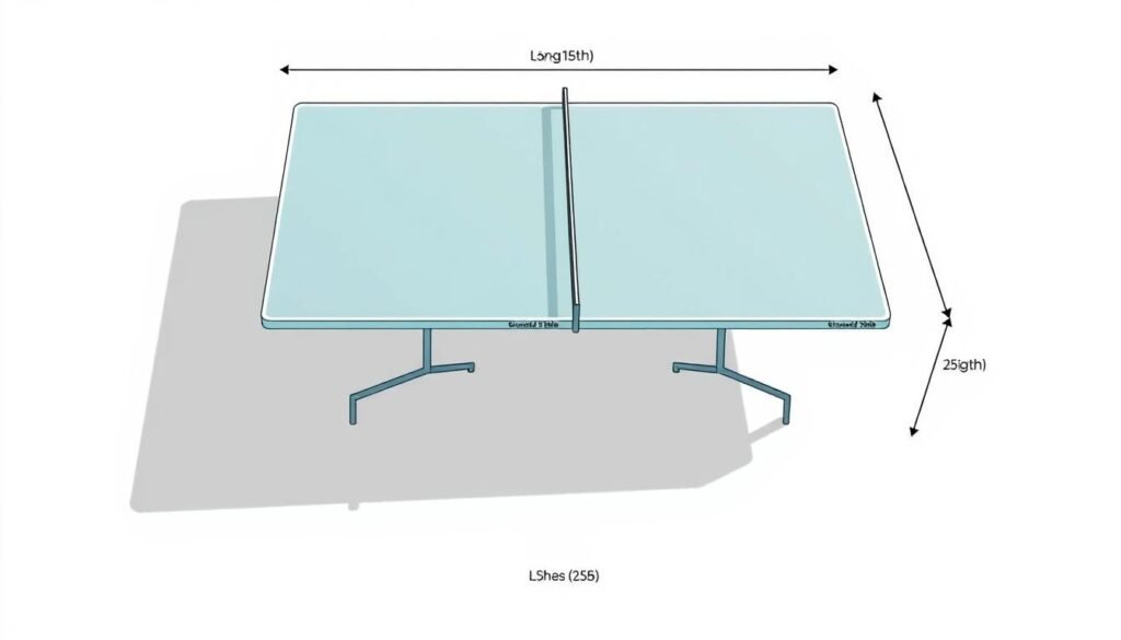 ping pong table dimensions