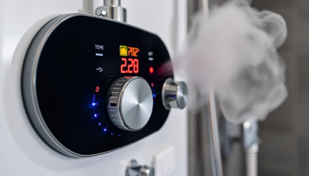 tankless water heater temperature control