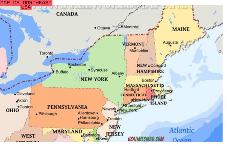 Map Of Northeast USA Explore Secret Scenic Destination 2025 Toyota Hilux Champ USA 9 768x495 