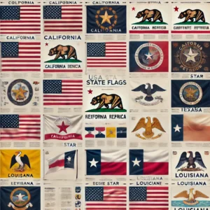 USA State Flags