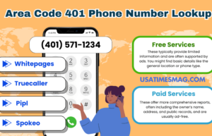 401 area code usa