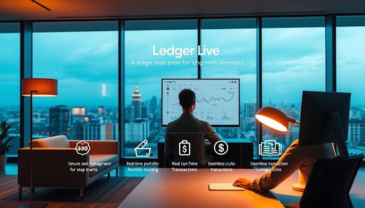Ledger Live app interface for secure long-term crypto investing